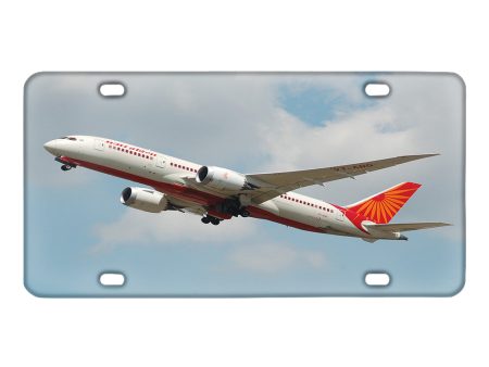 Air India s Boeing 787 Designed Metal (License) Plates Supply