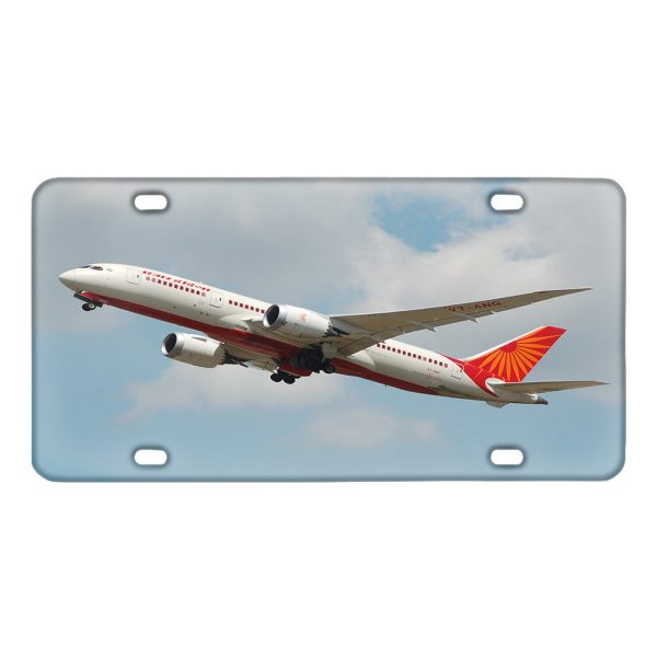 Air India s Boeing 787 Designed Metal (License) Plates Supply