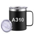 A310 Flat Text Designed Stainless Steel Laser Engraved Mugs Online Sale