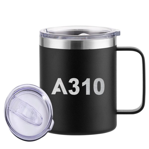 A310 Flat Text Designed Stainless Steel Laser Engraved Mugs Online Sale