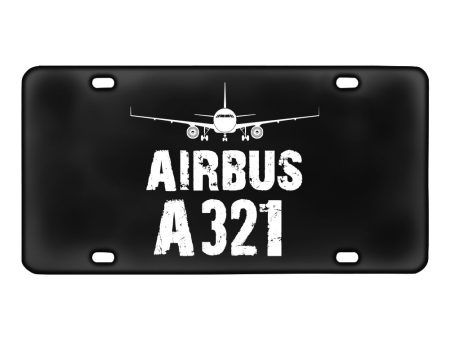 Airbus A321 & Plane Designed Metal (License) Plates Online now