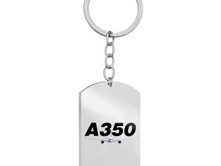 Super Airbus A350 Designed Stainless Steel Key Chains (Double Side) Online