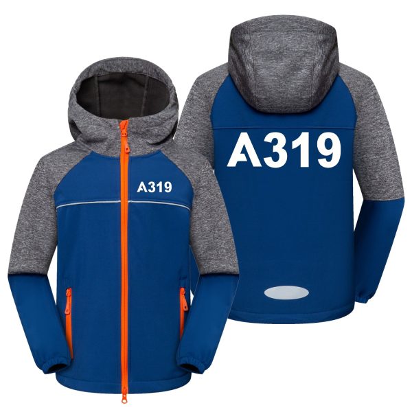 A319 Flat Text Designed Children Polar Style Jackets Supply