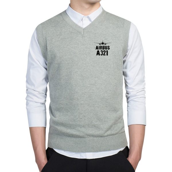 Airbus A321 & Plane Designed Sweater Vests For Cheap