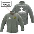 Air Traffic Controllers - We Rule The Sky Designed Fleece Military Jackets (Customizable) on Sale