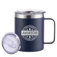 100 Original Aviator Designed Stainless Steel Laser Engraved Mugs Supply