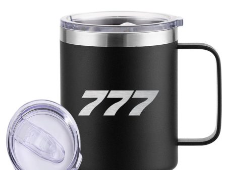 777 Flat Text Designed Stainless Steel Laser Engraved Mugs Supply