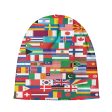 World Flags Designed Knit 3D Beanies Supply