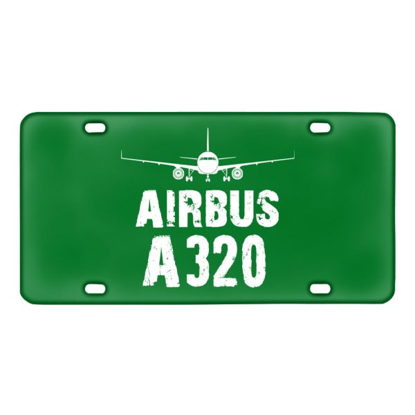 Airbus A320 & Plane Designed Metal (License) Plates Discount