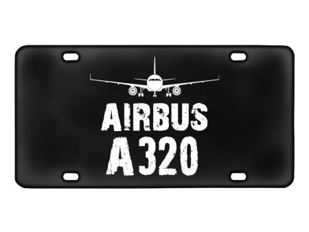 Airbus A320 & Plane Designed Metal (License) Plates Discount