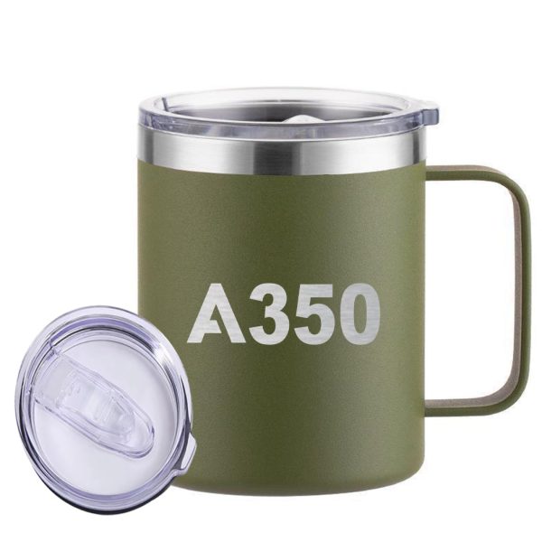 A350 Flat Text Designed Stainless Steel Laser Engraved Mugs Discount