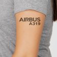 Airbus A319 & Text Designed Tattoes Discount