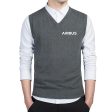 Airbus & Text Designed Sweater Vests Online Hot Sale