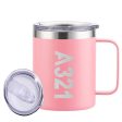 A321 Text Designed Stainless Steel Laser Engraved Mugs Fashion