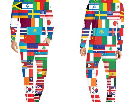 World Flags Designed Pijamas Online Sale