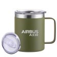 Airbus A330 & Text Designed Stainless Steel Laser Engraved Mugs Online Hot Sale