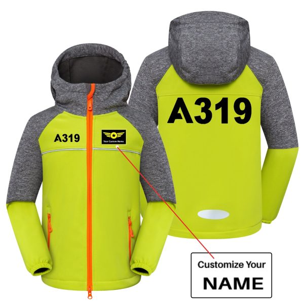 A319 Flat Text Designed Children Polar Style Jackets Supply