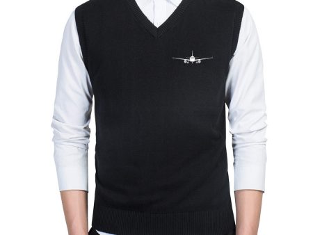 Airbus A320 Silhouette Designed Sweater Vests Online Hot Sale