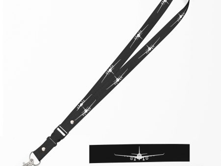 Airbus A330 Silhouette Designed Detachable Lanyard & ID Holders For Cheap