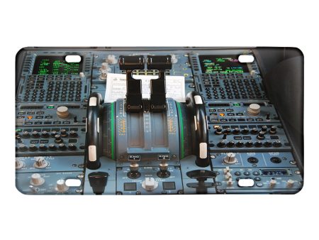 Airbus A320 Cockpit Designed Metal (License) Plates Discount