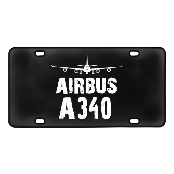 Airbus A340 & Plane Designed Metal (License) Plates Discount