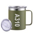 A310 Text Designed Stainless Steel Laser Engraved Mugs Online