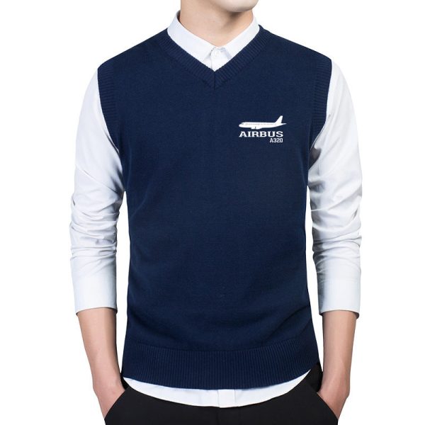 Airbus A320 Printed Designed Sweater Vests Hot on Sale