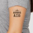 Airbus A330 & Plane Designed Tattoes Online now