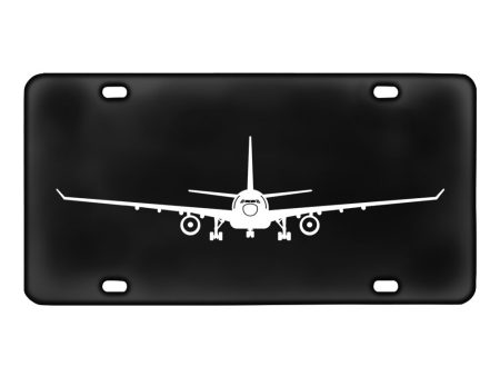 Airbus A330 Silhouette Designed Metal (License) Plates Cheap