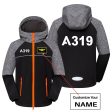 A319 Flat Text Designed Children Polar Style Jackets Supply