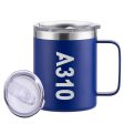 A310 Text Designed Stainless Steel Laser Engraved Mugs Online