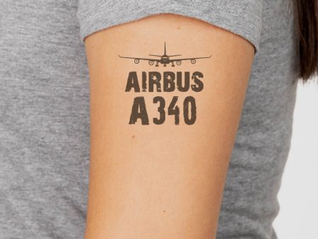 Airbus A340 & Plane Designed Tattoes For Discount