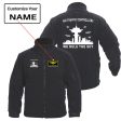 Air Traffic Controllers - We Rule The Sky Designed Fleece Military Jackets (Customizable) on Sale