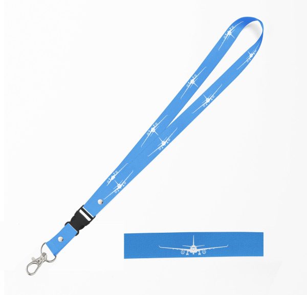 Airbus A330 Silhouette Designed Detachable Lanyard & ID Holders For Cheap