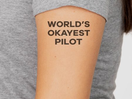 World s Okayest Pilot Designed Tattoes Discount