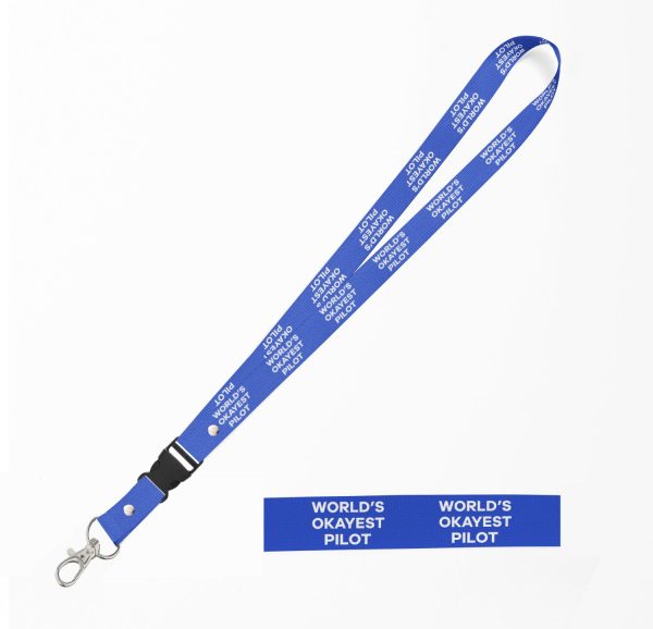 World s Okayest Pilot Designed Detachable Lanyard & ID Holders Online