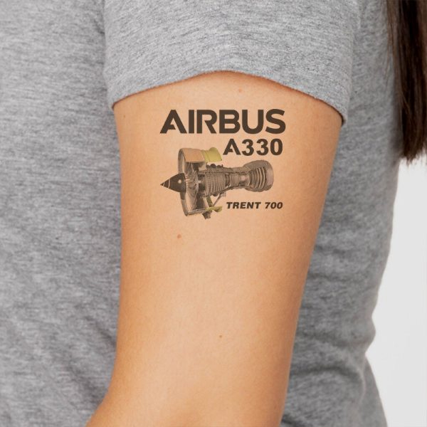 Airbus A330 & Trent 700 Engine Designed Tattoes For Cheap