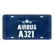 Airbus A321 & Plane Designed Metal (License) Plates Online now