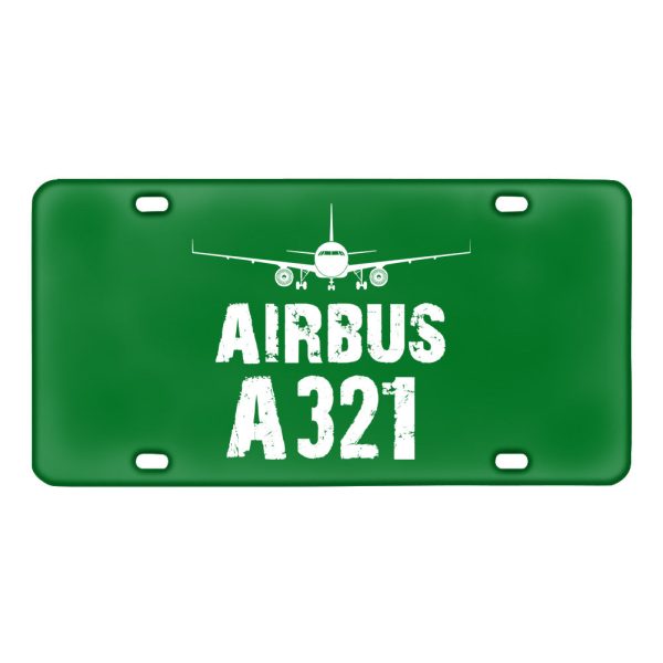 Airbus A321 & Plane Designed Metal (License) Plates Online now