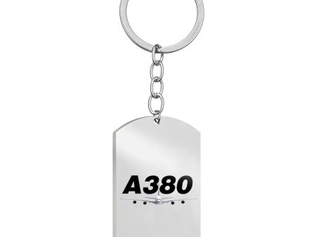 Super Airbus A380 Designed Stainless Steel Key Chains (Double Side) Hot on Sale