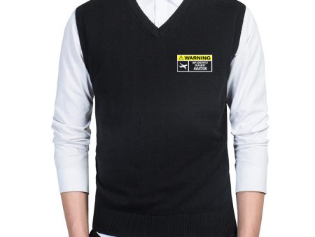 Warning May Constantly Talk About Aviation Designed Sweater Vests Discount