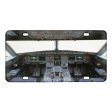 Airbus A320 Cockpit (Wide) Designed Metal (License) Plates Fashion