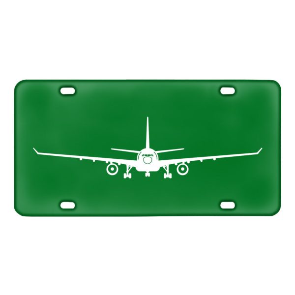 Airbus A330 Silhouette Designed Metal (License) Plates Cheap