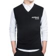 Airbus A330 & Text Designed Sweater Vests on Sale