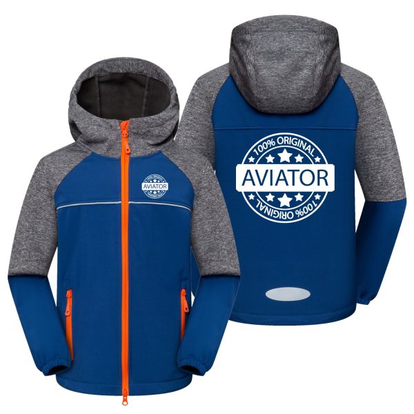 100 Original Aviator Designed Children Polar Style Jackets Online