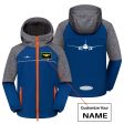 Airbus A320 Silhouette Designed Children Polar Style Jackets Cheap