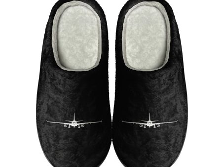 Airbus A330 Silhouette Designed Cotton Slippers Sale