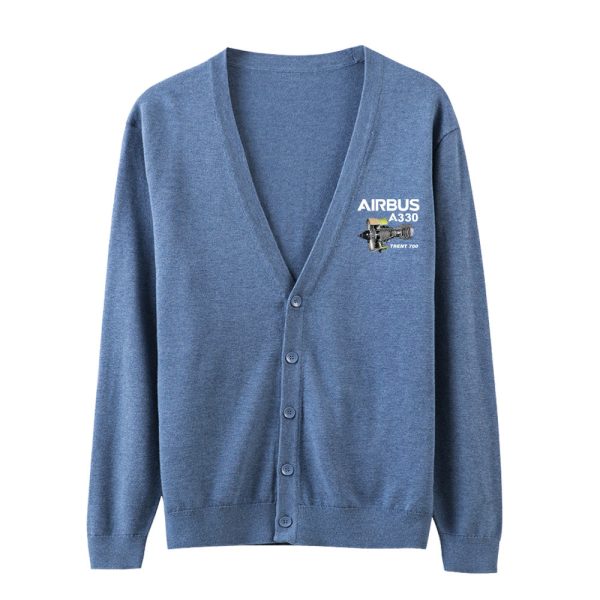 Airbus A330 & Trent 700 Engine Designed Cardigan Sweaters Discount