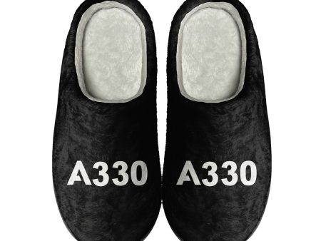 A330 Flat Text Designed Cotton Slippers Supply