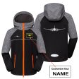 Airbus A330 Silhouette Designed Children Polar Style Jackets Discount